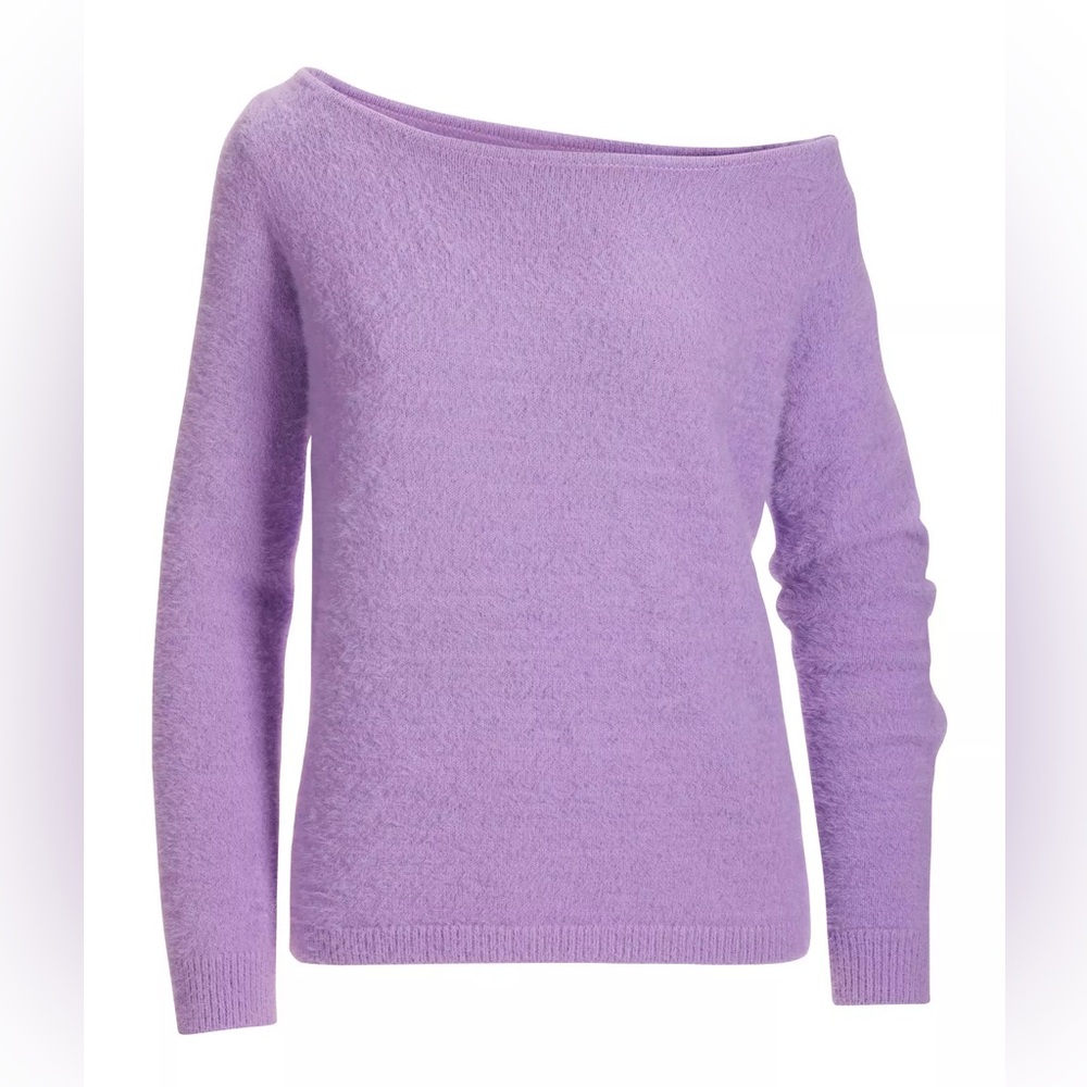 Boston Proper Lilac Plush Slouchy Sweater Size XL - Picture 2 of 5